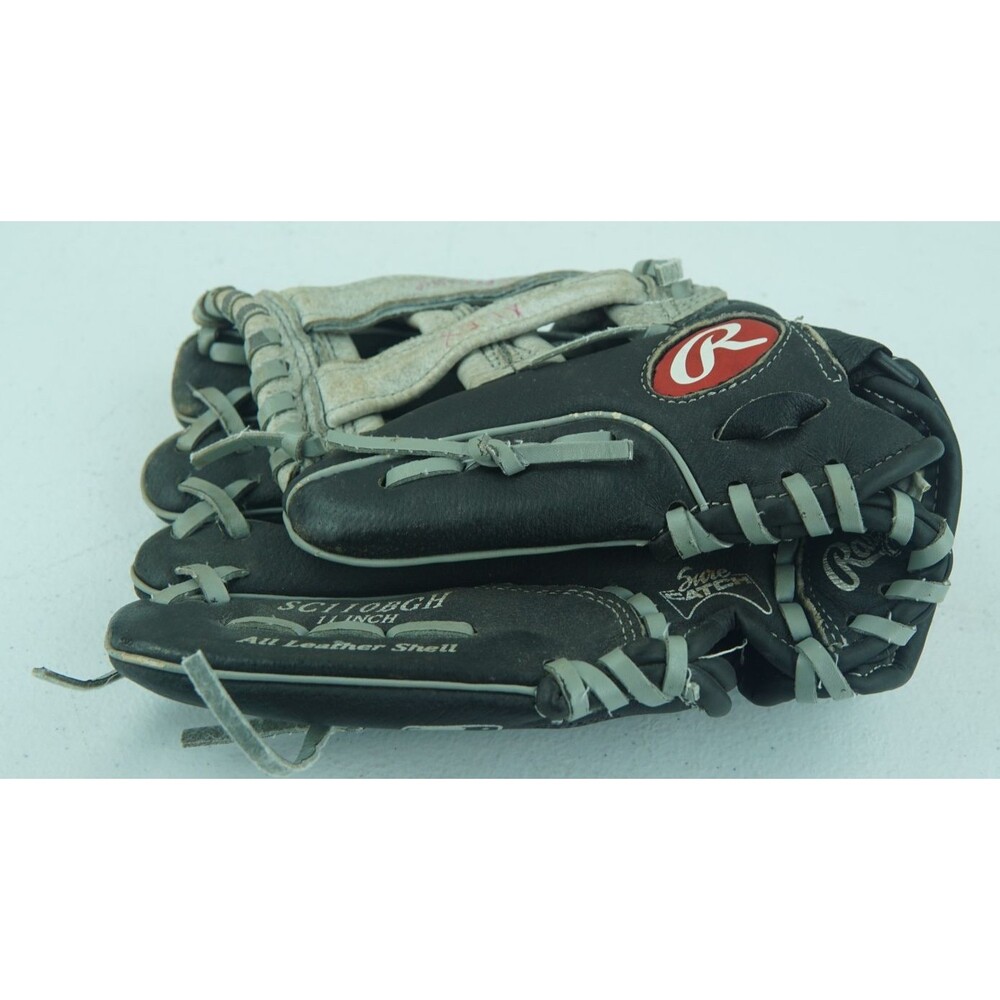Rawlings  Black/Gray Baseball Glove SC110BGH 11" RHT Sure Catch Leather